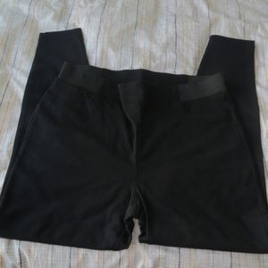 Forever 21 Plus Black Jeggings Leggings Knit Pant